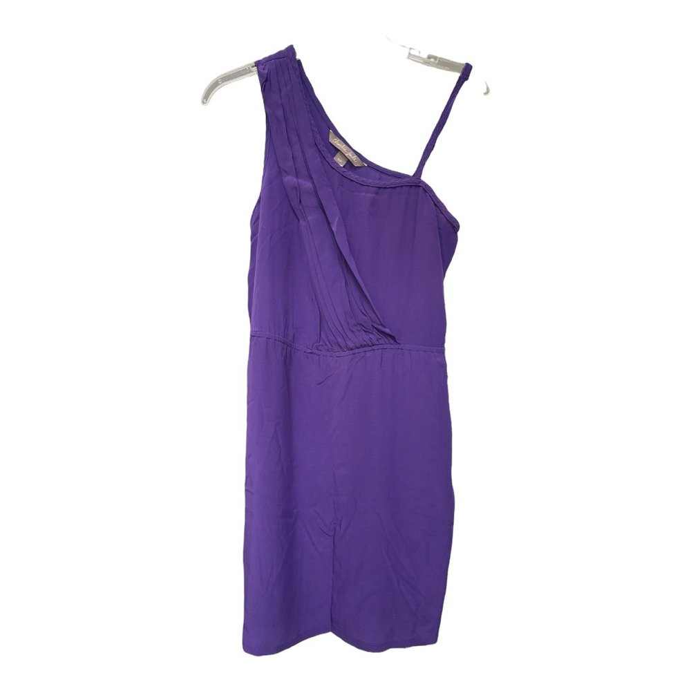 Charlie Jade - One Spaghetti Strap Asymmetrical Silk Dress Women's Size … - Picture 2 of 7